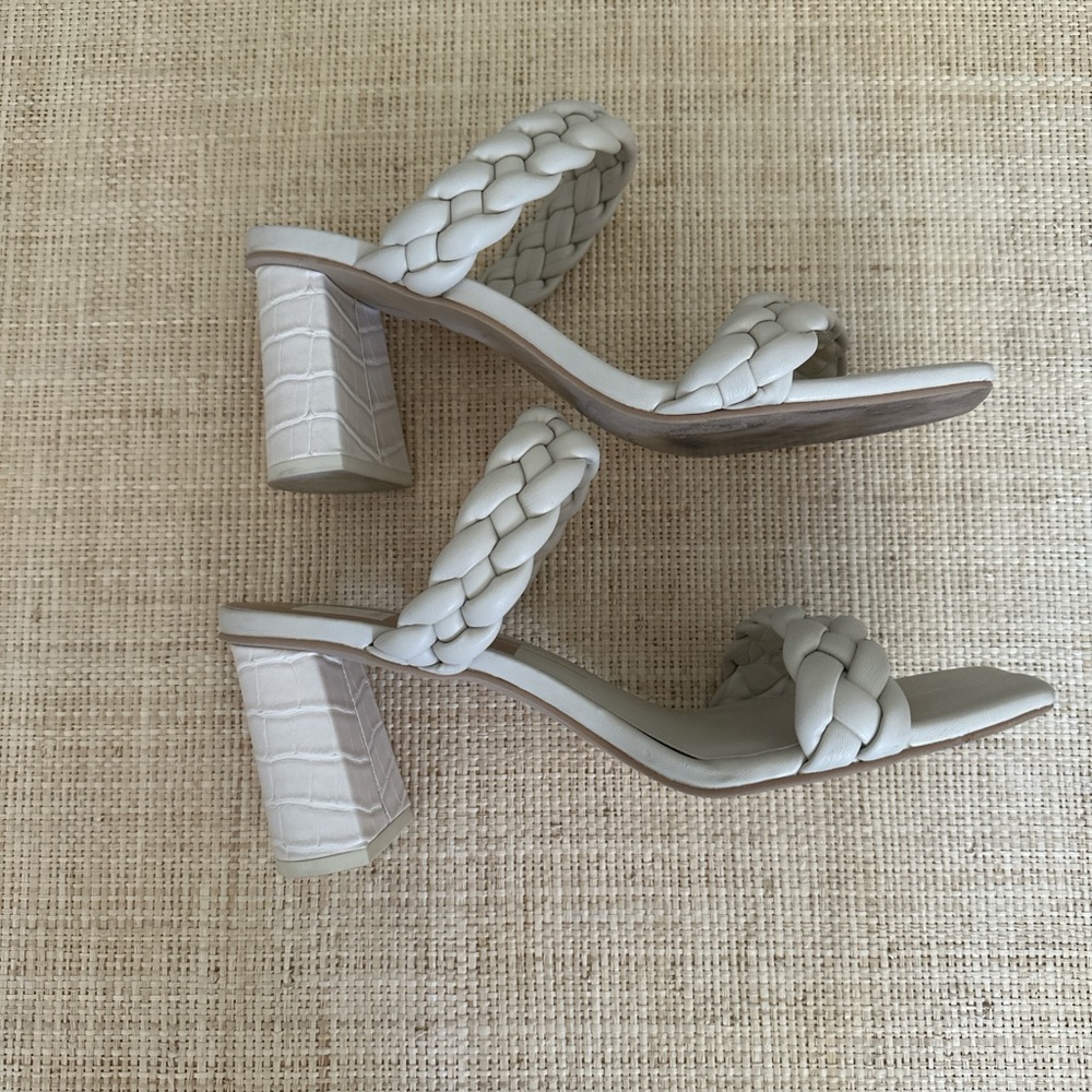 Dolce Vita Paily braided sandals size 9.5 in Ivory
